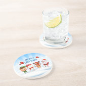 Weihnachten Rudolf Der Rentier und seine Freunde Getränkeuntersetzer (Seite)