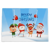 Weihnachten Rudolf Der Rentier und seine Freunde Große Geschenktüte (Vorderseite)