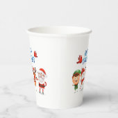 Weihnachten Rudolf Der Rentier und seine Freunde Pappbecher (Rechts)