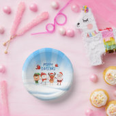 Weihnachten Rudolf Der Rentier und seine Freunde Pappteller (Party)