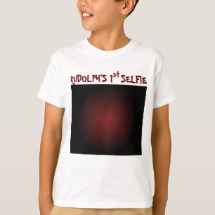 Weihnachten Rudolfs 1. Selfie & Weihnachtsliste au T-Shirt