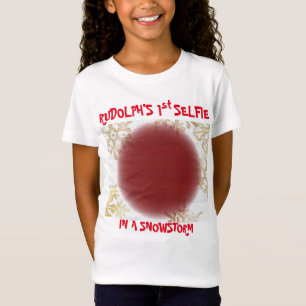 Weihnachten Rudolfs 1. Selfie & Weihnachtsliste au T-Shirt