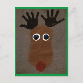 Weihnachten Rudolph, der Rotnasen-Rentier Postkarte