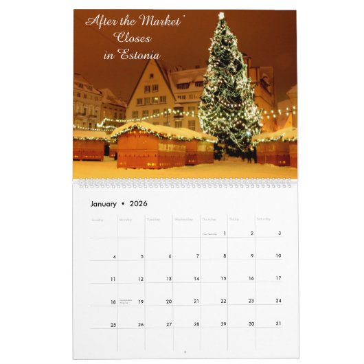 Weihnachten rund um den ganzen Jahr Kalender (Jan 2026)