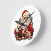 Weihnachten Runde Wanduhr (Winkel)
