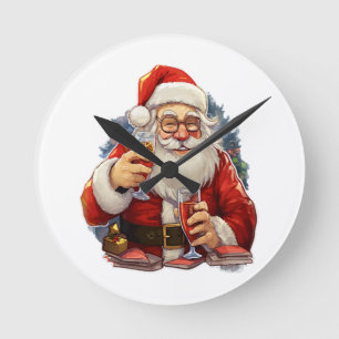 Weihnachten Runde Wanduhr