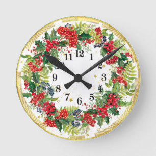 Weihnachten Runde Wanduhr