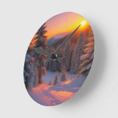Weihnachten Runde Wanduhr (Winkel)