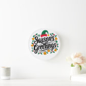 Weihnachten Runde Wanduhr (Zuhause)