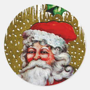 Weihnachten Runder Aufkleber