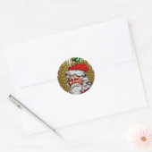 Weihnachten Runder Aufkleber (Umschlag)