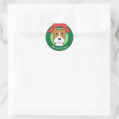 Weihnachten Runder Aufkleber (Tasche)