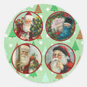 Weihnachten Runder Aufkleber (Vorderseite)