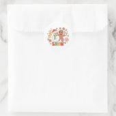 Weihnachten Runder Aufkleber (Tasche)