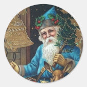 Weihnachten Runder Aufkleber (Vorderseite)