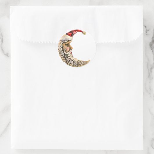 Weihnachten Runder Aufkleber (Tasche)