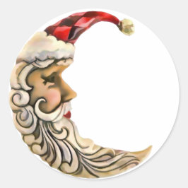 Weihnachten Runder Aufkleber