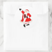 Weihnachten Runder Aufkleber (Tasche)
