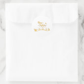 Weihnachten Runder Aufkleber (Tasche)
