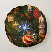 Weihnachten rundes kissen (Rückseite)