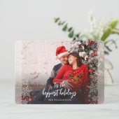 Weihnachten Rustikal Foto (Stehend Vorderseite)
