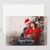 Weihnachten Rustikal Foto (Vorne/Hinten)