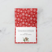 Weihnachten Rustikale Birch Bark 3 FOTO Gruß (Innenseite)