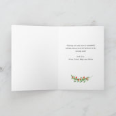 Weihnachten Rustikale Birch Bark 4 FOTO Gruß (Innenseite)