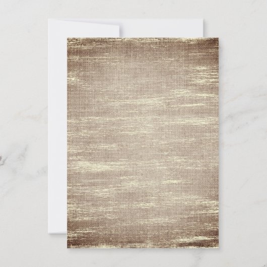 Weihnachten Rustikale Boho Floral Burgundy Gold Bu Einladung (Rückseite)