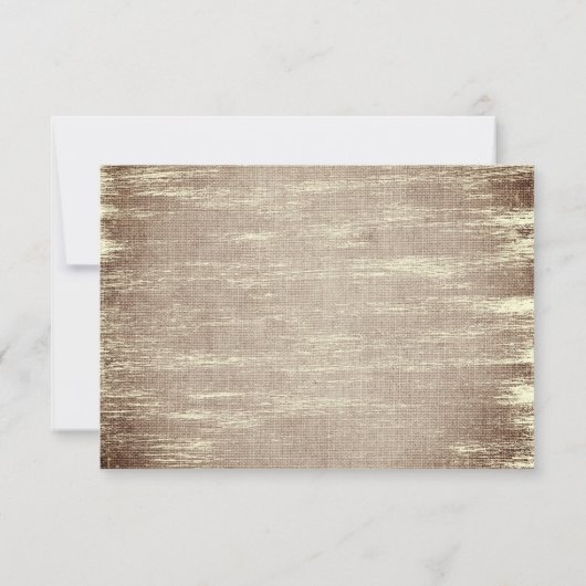 Weihnachten Rustikale Boho Floral Burgundy Gold Bu RSVP Karte (Rückseite)