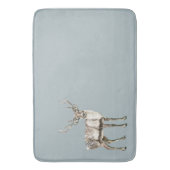 Weihnachten Rustikale Hirschpine grün Badematte (Vorderseite Vertikal)