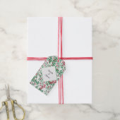 Weihnachten Rustikale Mistletoe Wasserfarbe Handge Geschenkanhänger (Mit Garn)