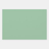 Weihnachten Rustikale Mistletoe Wasserfarbe Handge Geschenkpapier Set (Vorderseite 3)