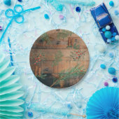 Weihnachten Rustikale Nadelholz Pappteller (Party)