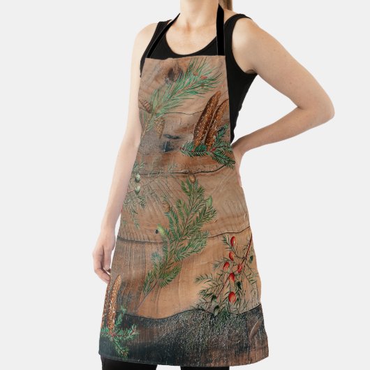 Weihnachten Rustikale Nadelholz Schürze (InSitu)
