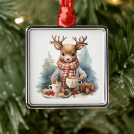 Weihnachten rustikale Ornament Vintages Design Aus Metall