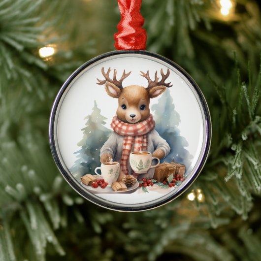 Weihnachten rustikale Ornament Vintages Design Aus Metall (Baum)