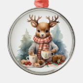 Weihnachten rustikale Ornament Vintages Design Aus Metall (Vorne)