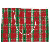 Weihnachten Rustikaler Bauernhof Roter Urlaub Kari Große Geschenktüte (Rückseite)