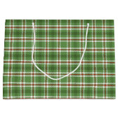 Weihnachten Rustikaler grüner Urlaub Bauernhof Kar Große Geschenktüte (Vorderseite)