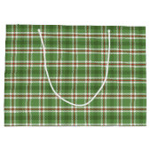 Weihnachten Rustikaler grüner Urlaub Bauernhof Kar Große Geschenktüte (Rückseite)