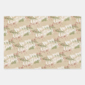 Weihnachten Rustikaler Urlaub Citrus Gewürz Geschenkpapier Set (Vorderseite 2)