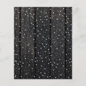 Weihnachten rustikales Foto Weihnachtskarte (Rückseite)