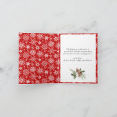 Weihnachten Rustikales Holz 4 FOTO Gruß (Innenseite)