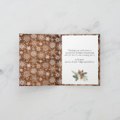 Weihnachten Rustikales Holz 5 FOTO Gruß (Innenseite)