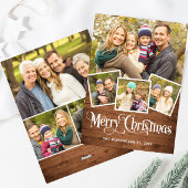 Weihnachten Rustikales Holz 7 FOTO Gruß