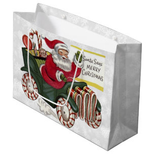 Weihnachten sagt frohe Weihnachten Große Geschenktüte