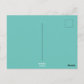 Weihnachten Saguaro Cactus Whimsical Snowflakes Postkarte (Rückseite)