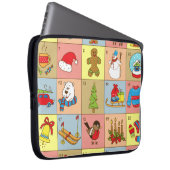 Weihnachten: Sammlung von Doodle-Elementen Laptopschutzhülle (Vorne Rechts)