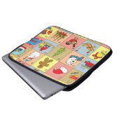 Weihnachten: Sammlung von Doodle-Elementen Laptopschutzhülle (Vorne Knopf)